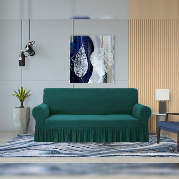 Sofa Cover in Micro Mash Stuff - Green