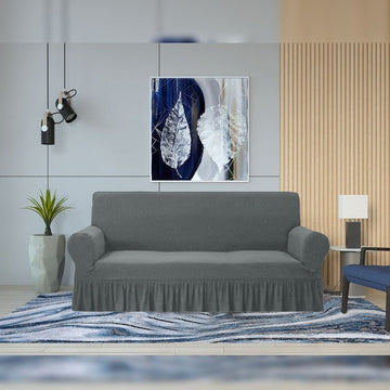 Sofa Cover in Micro Mash Stuff - Grey