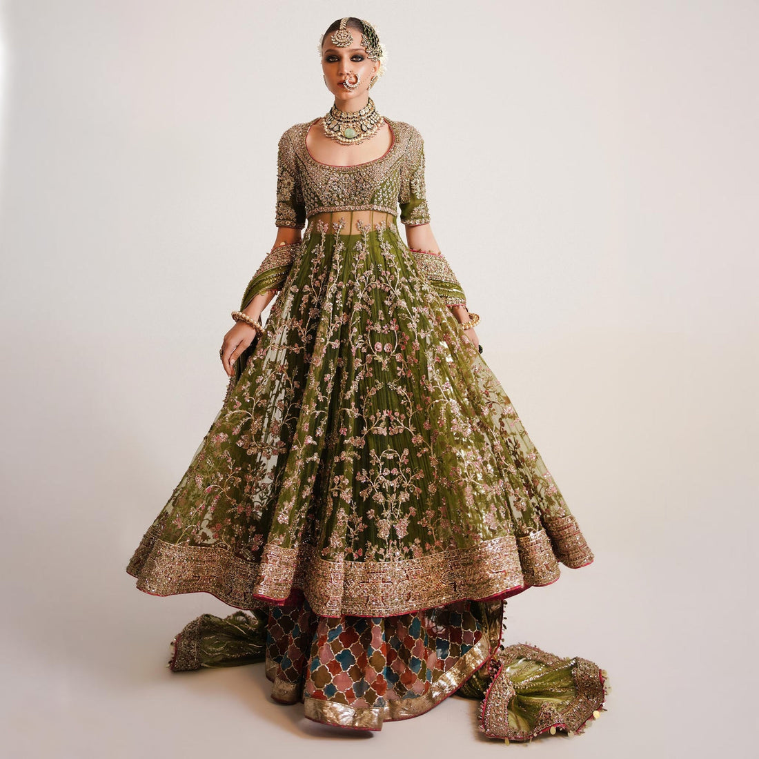 HUSSAIN REHAR | Moong | Designer Pakistani Outfit