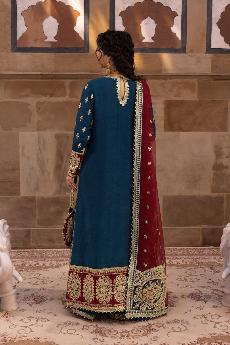 Mahnaz | Hand-Embellished Korean Raw Silk Wedding Suite