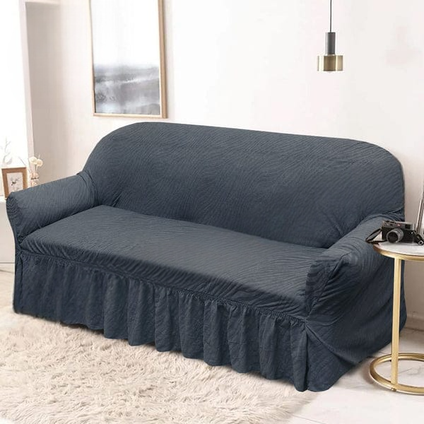 Zebra Velvet Sofa Covers ( Grey)