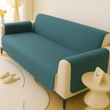 Premium Matt Ultrasonic Sofa Protector – Zinc Color | Soft, Durable & Stylish