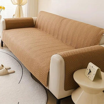 Premium Matt Ultrasonic Sofa Protector – Copper Color | Soft, Durable & Stylish